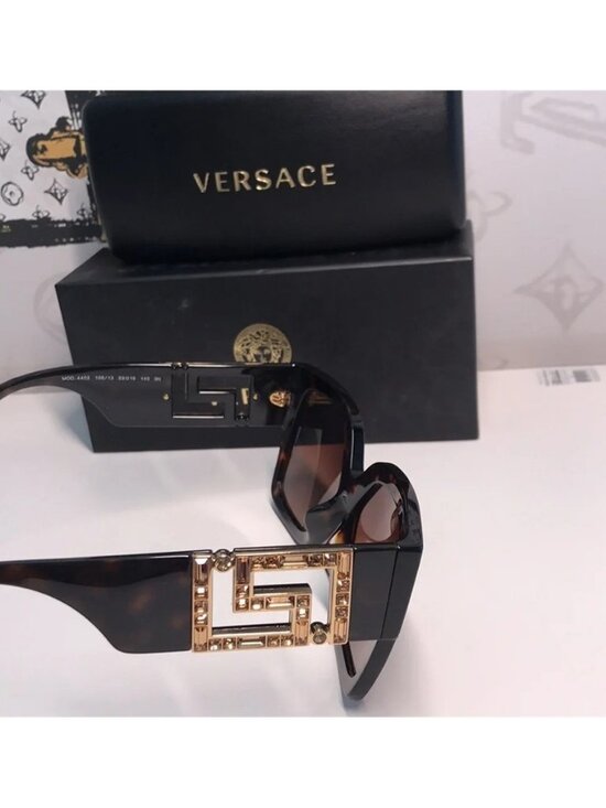 NEW AUTHENTIC Versace Tortoise Shell Sunglasses VE4402 8788 main image 5